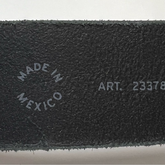 LEVIS Black Full Grain Genuine Leather Belt US 34 EU 85 - Picture 9 of 11